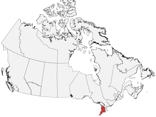 Area Code 519 Location on  Map