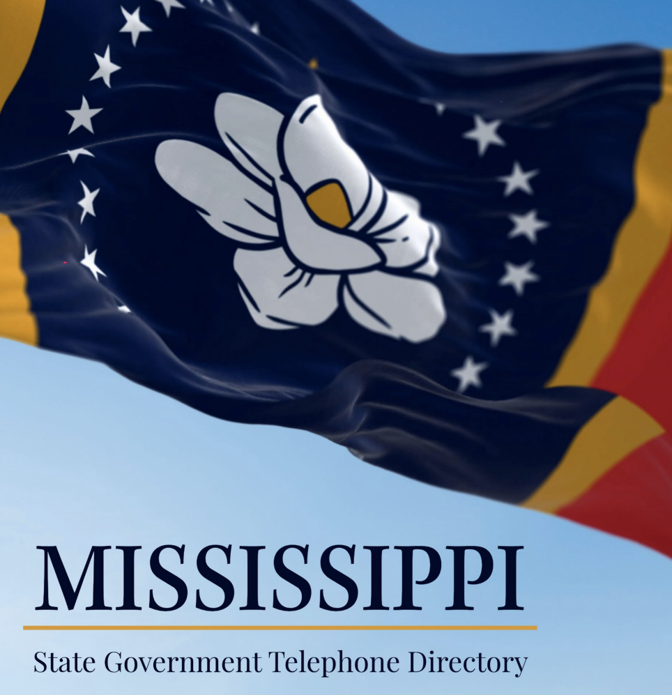 Mississippi State Government Telephone Directory 2025-2026 PDF with state agency listings and phone numbers